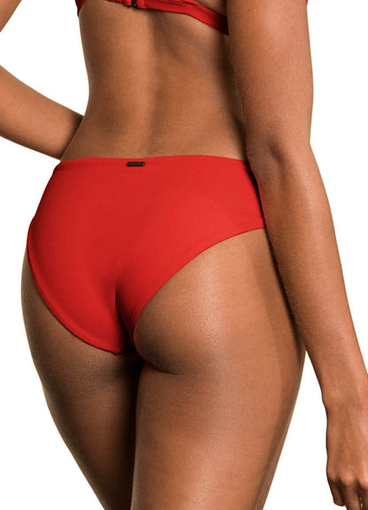 Red Camelia Sublimity Classic Bikini Bottom