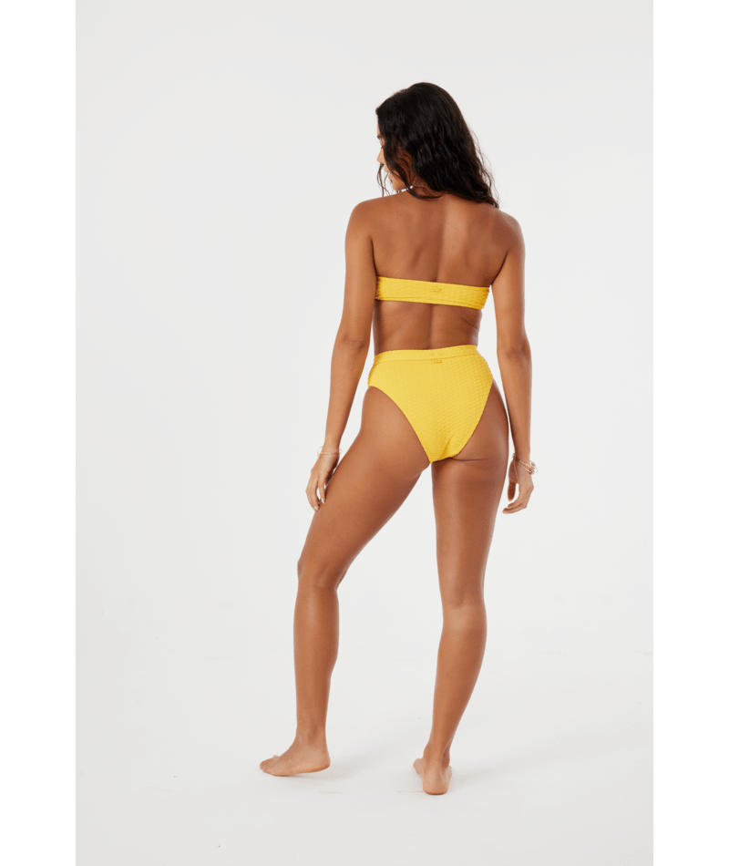 Haliewa Banded High Waist Bikini Bottom