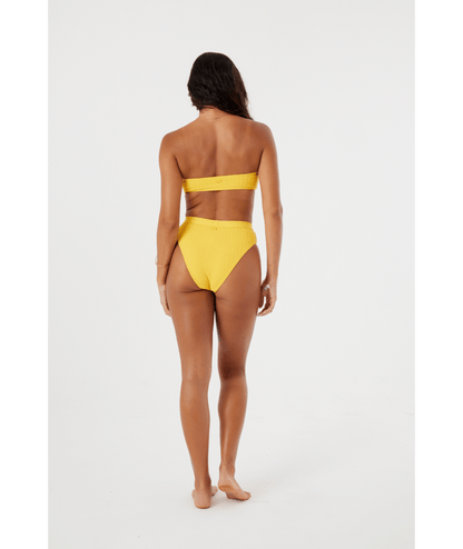 Haliewa Banded High Waist Bikini Bottom