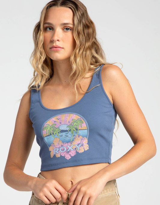 Haleiwa Sunrise Dive Cropped Tank Top