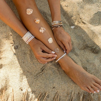 Mixed Seed Bead Anklet