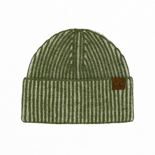 CC Contrast Cuff Cap Beanie