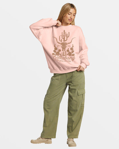 Ride In Oversized Crewneck Sweatshirt