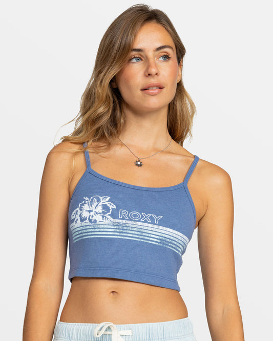 Hibiscus Stripe Dive Tank Top