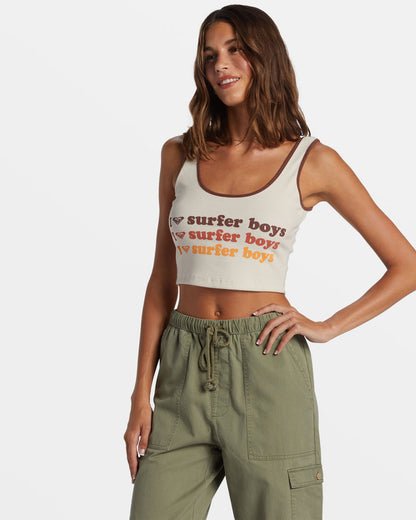 I Heart Surfer Boys Dive In Tank Top