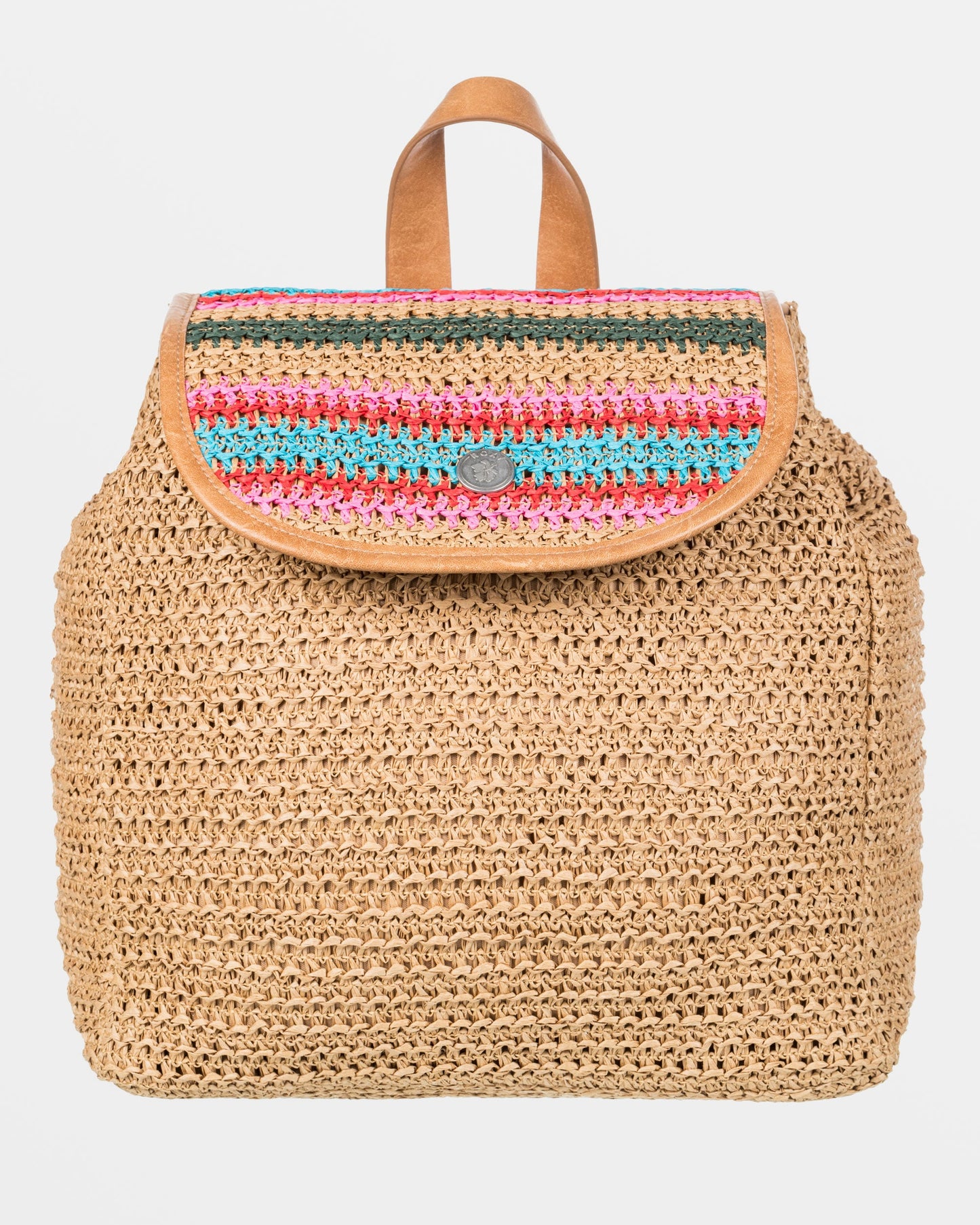 Coco Pearl Straw Backpack