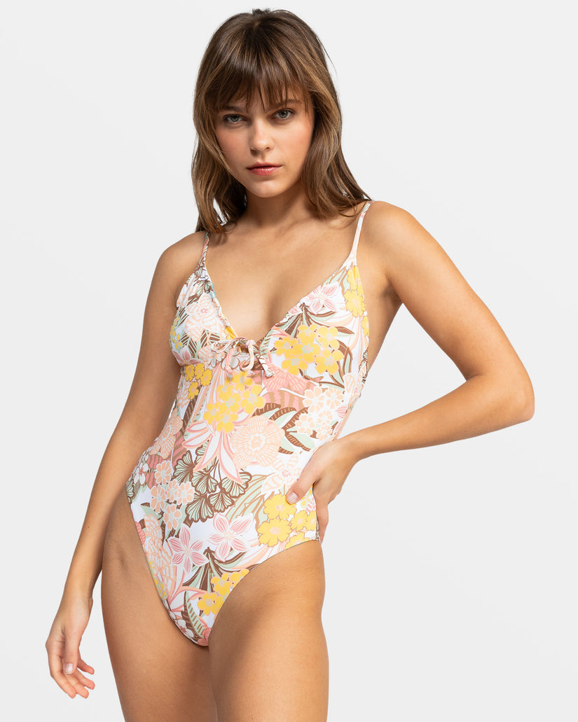 Playa Paradise Reversible One-Piece Swimsuit