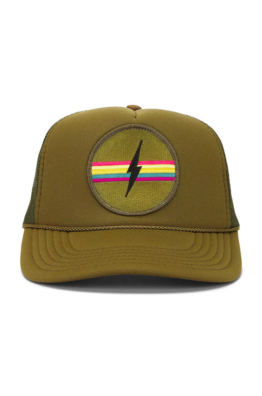 Electric Rainbow Trucker Hat