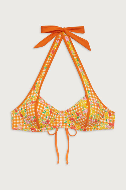 Fin Floral Underwire Bikini Top