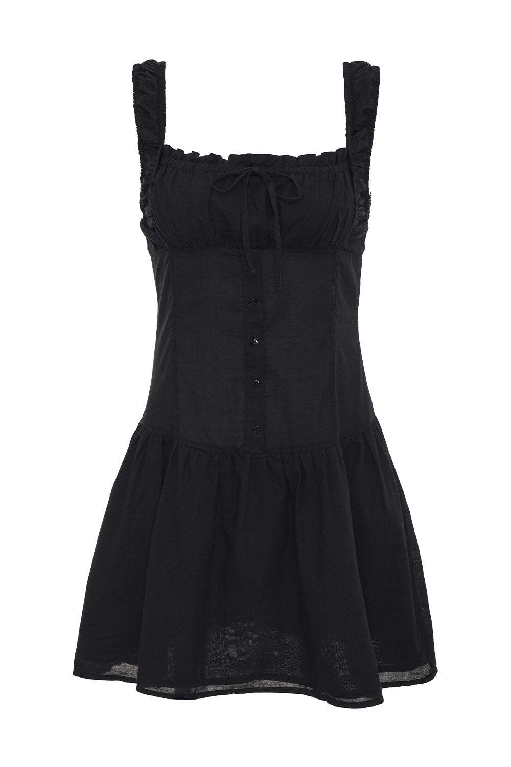 Christa Ruffle Mini Dress