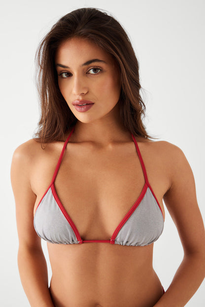 Nick Triangle Halter Bikini Top - Sweet Shop