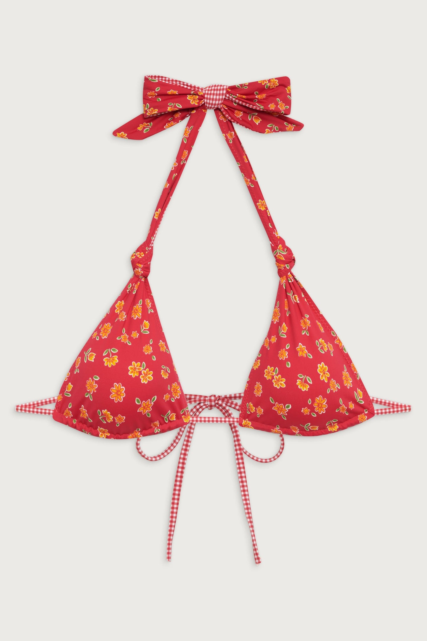 Kealy Triangle Halter Bikini Top