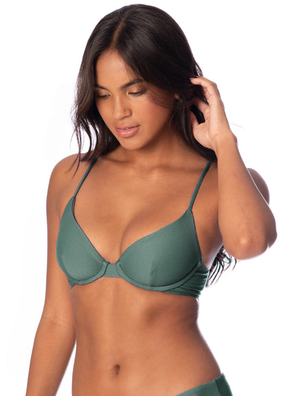 Eucalyptus Green Dainty Bikini Top