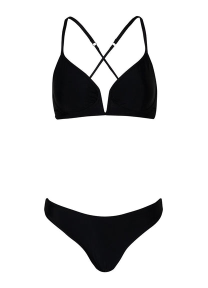 Midnight Ash Voila Unmolded Underwire Bikini Top