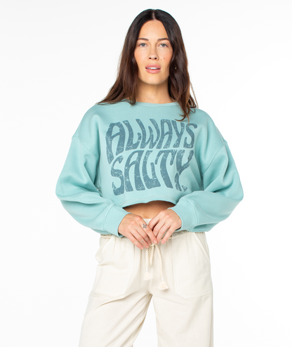 Morning Hike Cropped Crewneck