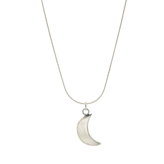 Small Abalone Moon - Salty Shells Necklace