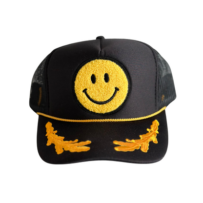 Capt'n Smiley Patch Trucker