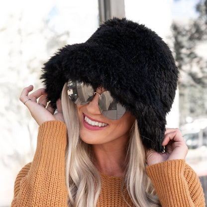 Faux Fur Bucket Hat