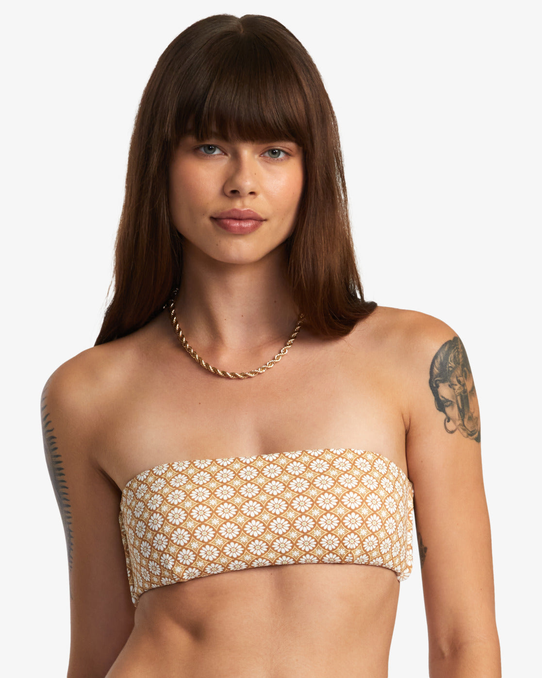 Lotus Bandeau Bikini Top