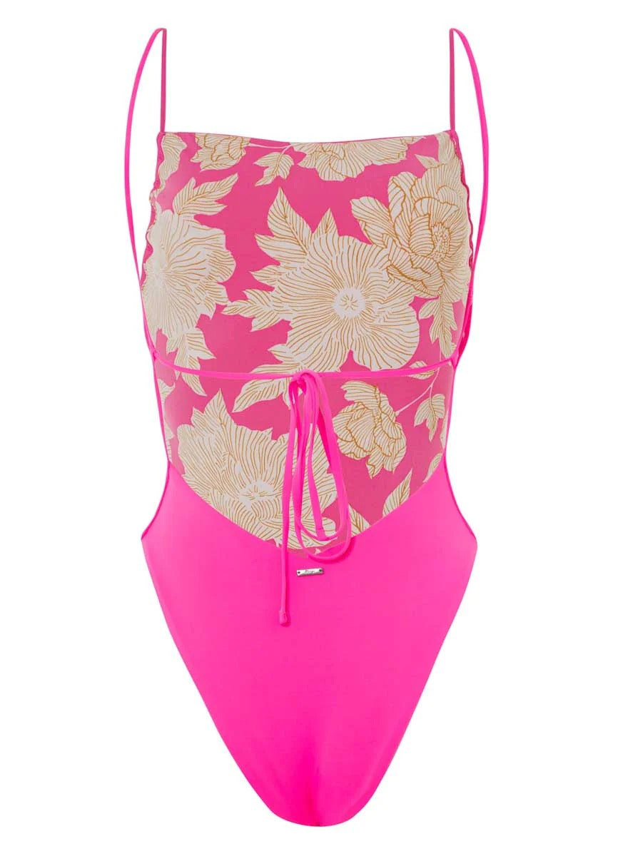 Radiant Pink Brittany One Piece