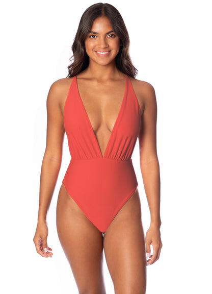 Red Camelia Safri One Piece