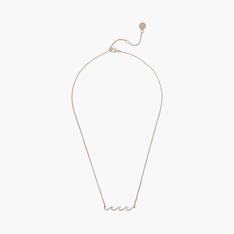 Delicate Wave Necklace The Bikini Shoppe