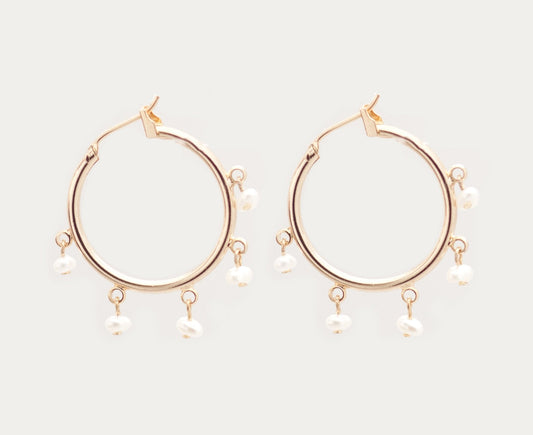 Malibu Mini Hoop Earrings The Bikini Shoppe