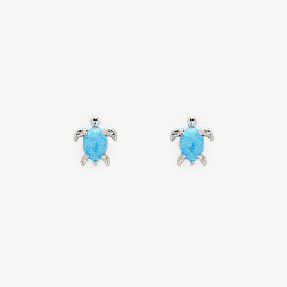 Opal Sea Turtle Earrings The Bikini Shoppe