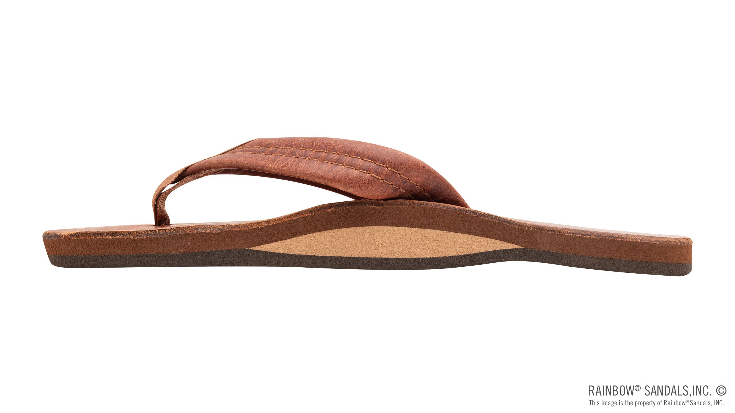 Single Layer Classic Leather with Arch Support 1 Strap Sandal