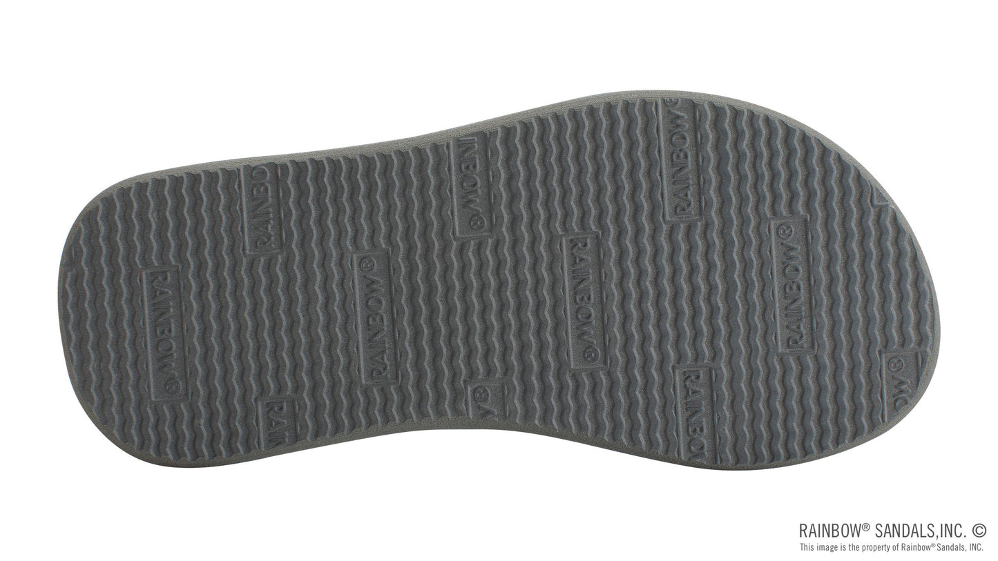 The Grombow - Soft Rubber Top Sole with 1/2" Narrow Strap and Pin Line The Bikini Shoppe