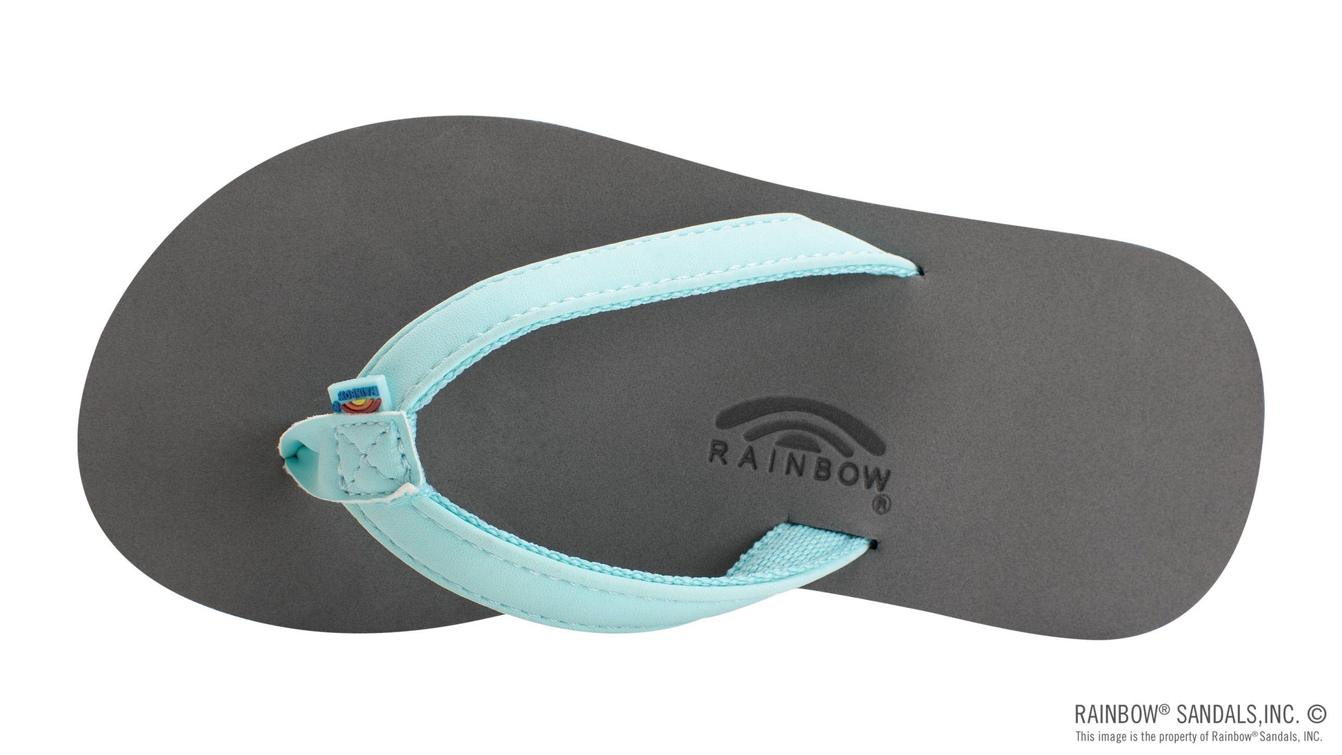 The Grombow - Soft Rubber Top Sole with 1/2" Narrow Strap and Pin Line The Bikini Shoppe