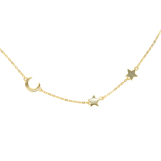 To The Moon And Back - Sweet Necklace The Bikini Shoppe